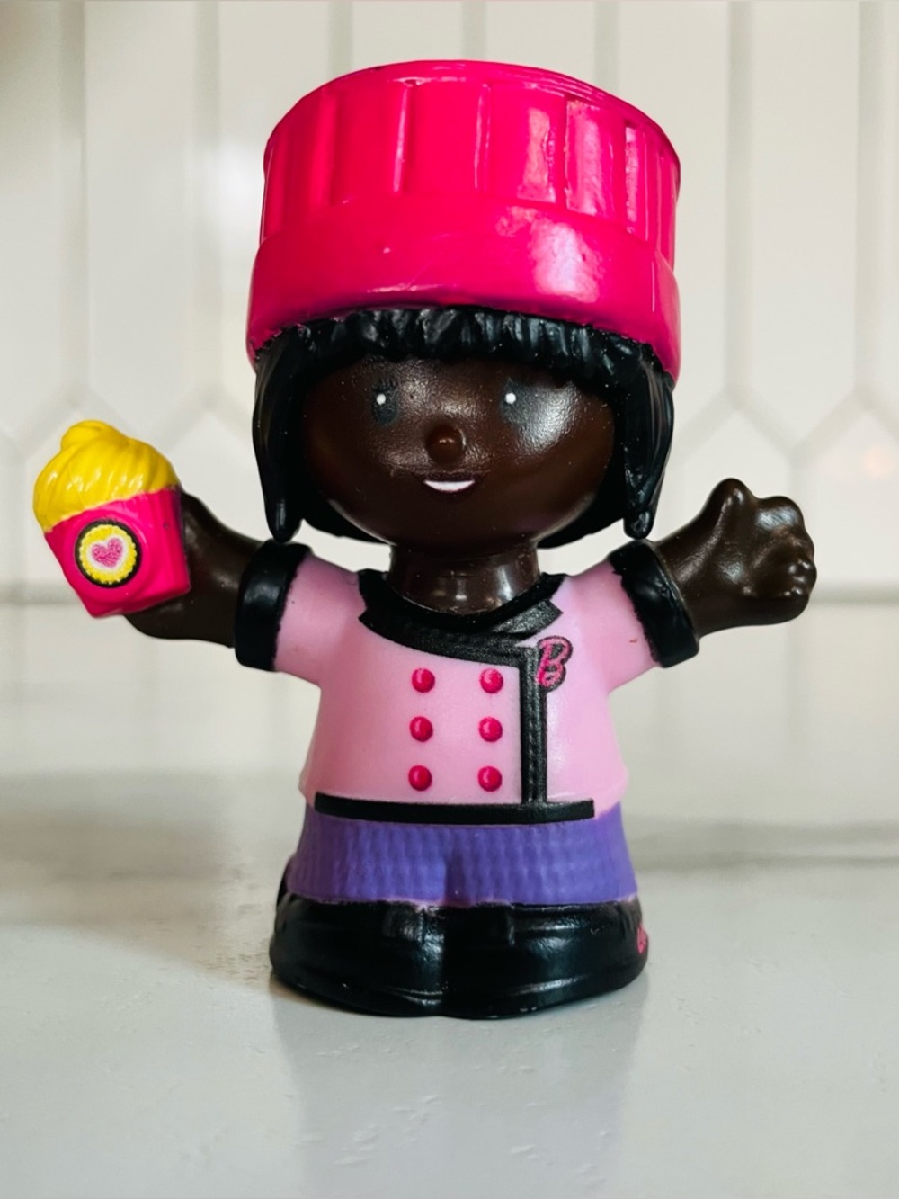 Fisher Price Little People “Barbie You Can Be Anything” Pastry Chef Figure
